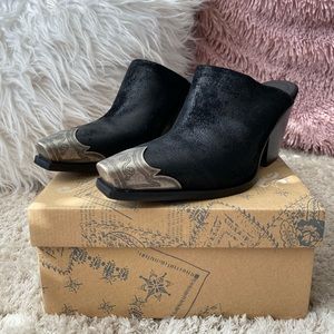Free People Brayden Western Mule NWB Size 38